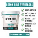 Béton ciré ISY avantages