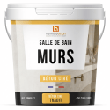 Béton ciré mural salle de bain - Kit complet