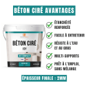 Béton ciré ISY avantages