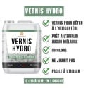 Avantages vernis Hydro® spécial béton