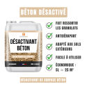 Béton désactivé - désactivant de surface