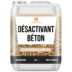 Béton désactivé - désactivant de surface