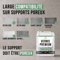 Supports compatibles avec le vernis béton intérieur premium