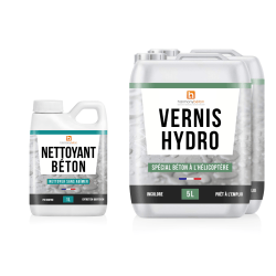 Kit Vernis Hydro pour béton à l'hélicoptère