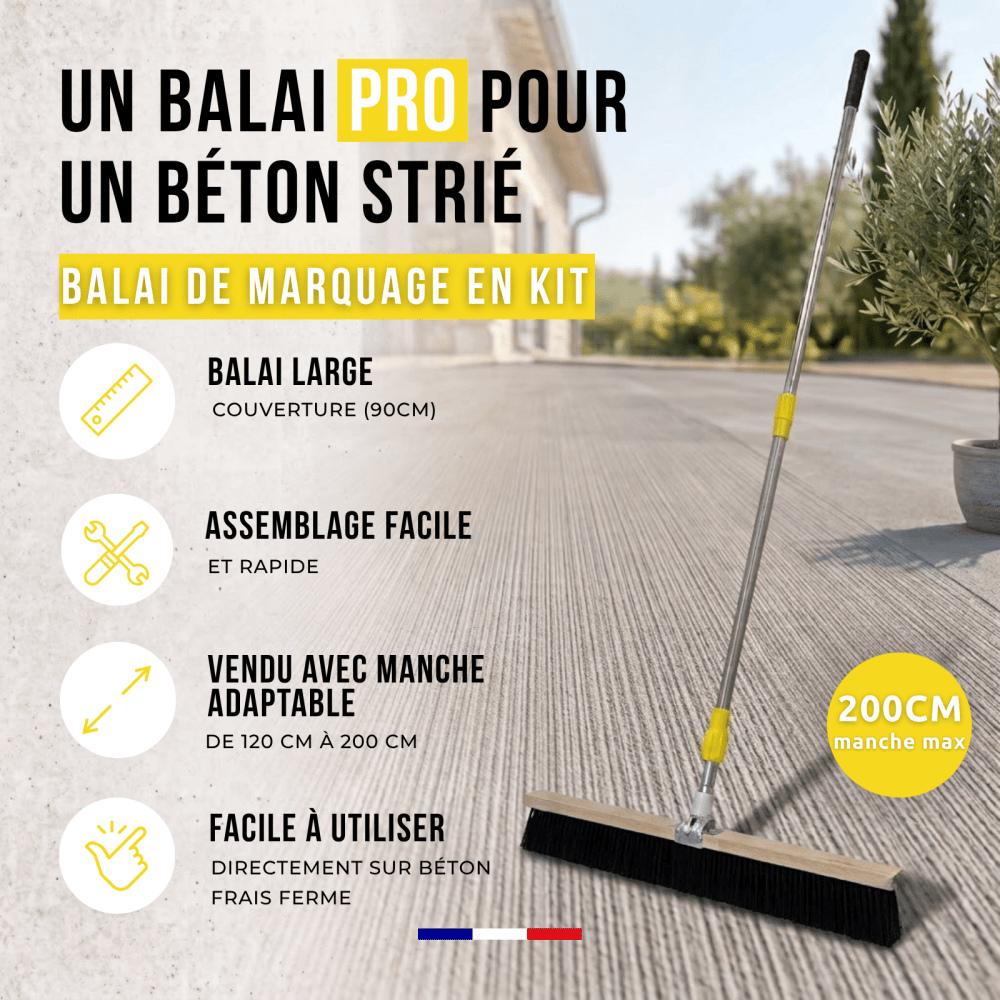 Avantages balai de marquage en kit