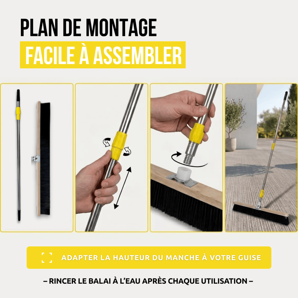 Plan de montage balai de marquage