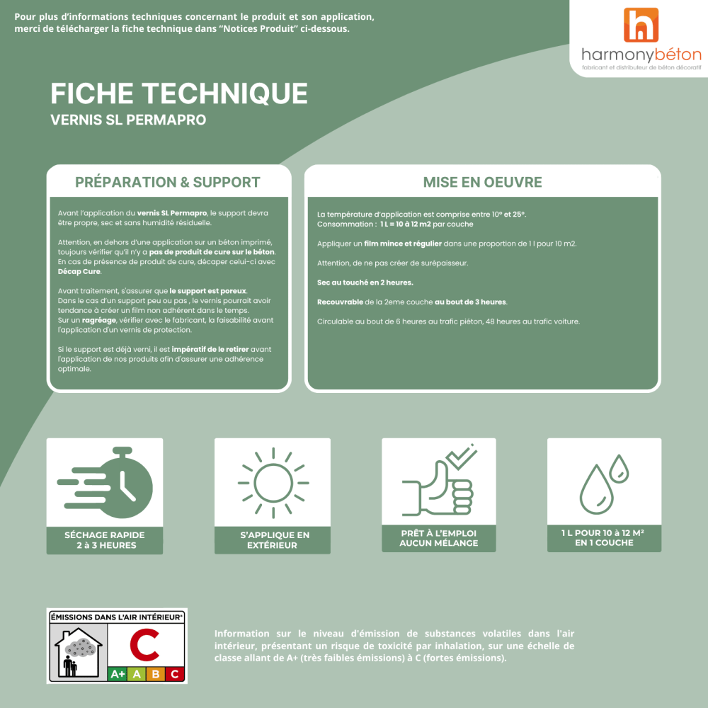 Fiche technique - SL Permapro