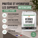 Avantages vernis Hydro® spécial béton