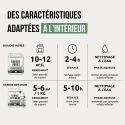 Kit bouche pores + vernis Optimum - Caractéristiques