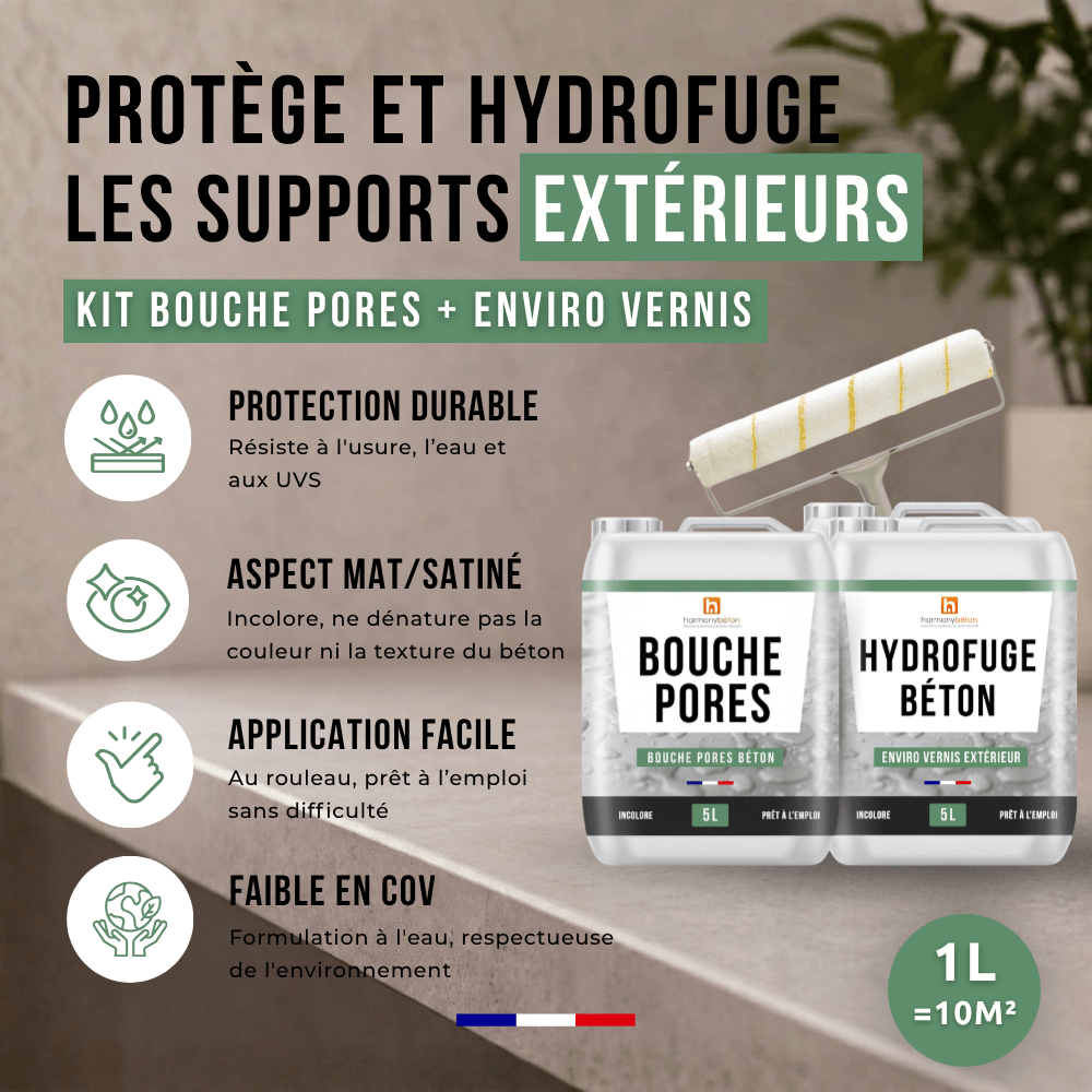 Kit bouche pores + Enviro vernis - Avantages