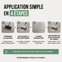 Étapes d'application Kit bouche pores + Enviro vernis