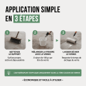 Étapes application Poudre antidérapante pour vernis