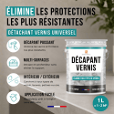 Avantages Décapant vernis universel