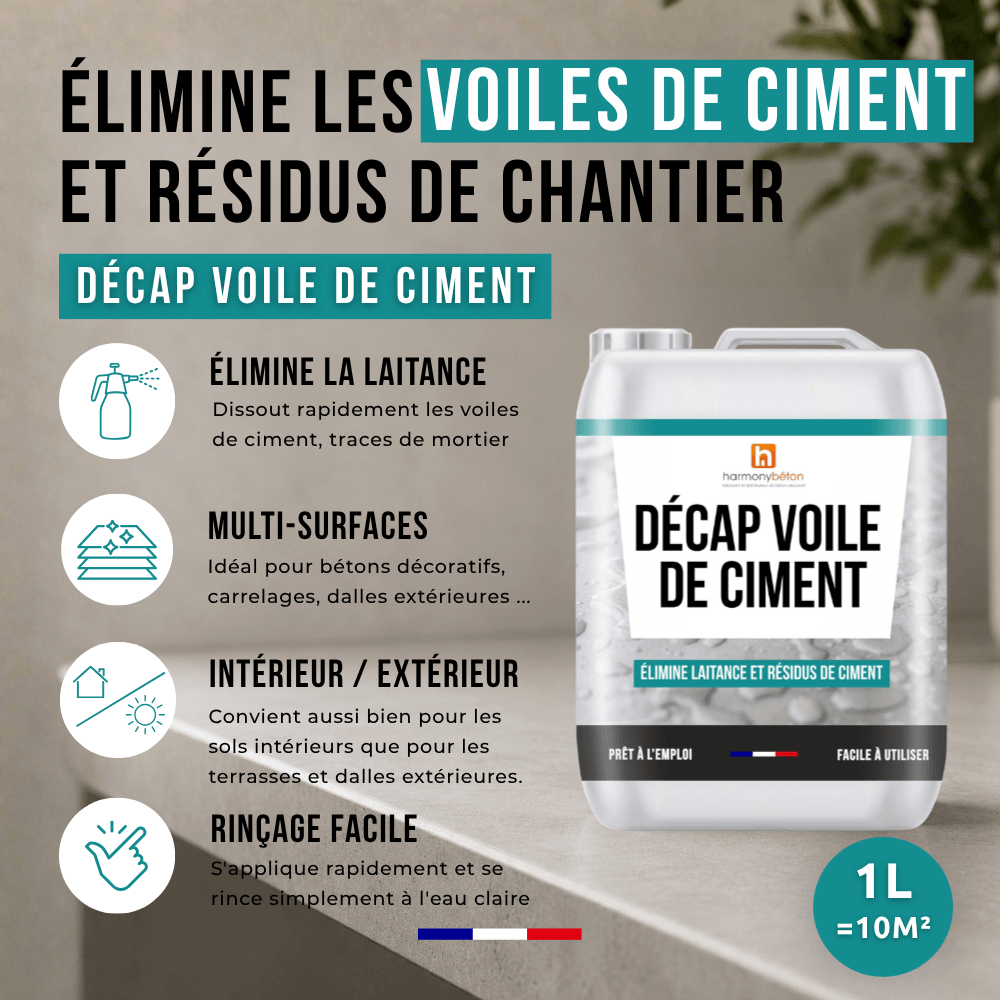 Avantages Décap Voile de Ciment