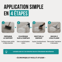Étapes d'application - Décaper de la laitance