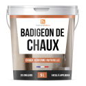Peinture à la Chaux - Badigeon Naturel - 5 L