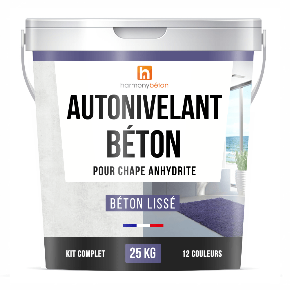 Kit complet de béton lissé pour chape anhydrite