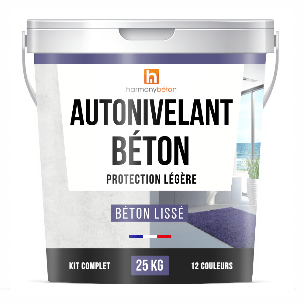 Kit béton lissé standard avec protection légère
