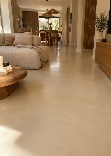 Sur carrelage
