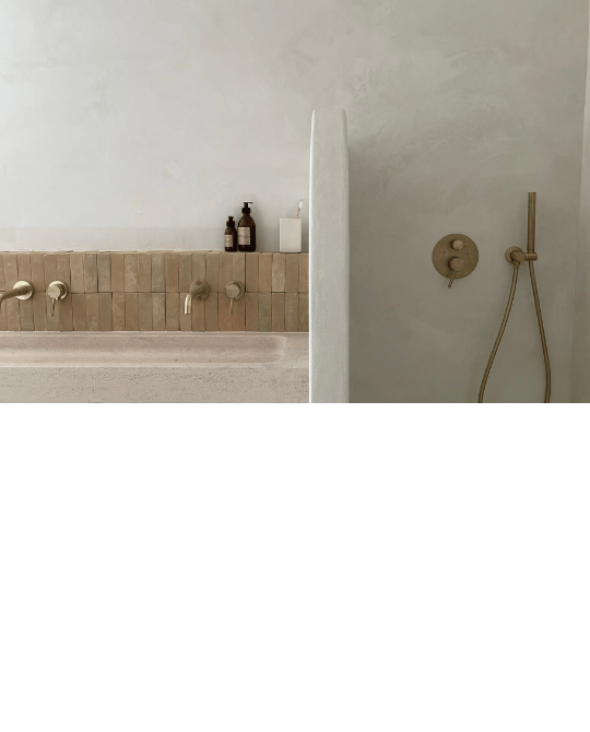 Réalisez une douche en béton ciré