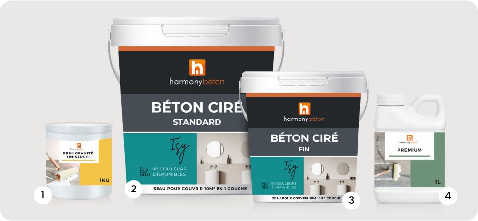 Kit complet de béton ciré ISY