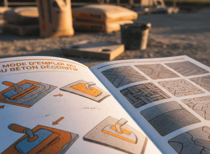 Mode d'emploi du béton décoratif