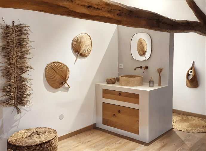 Salle de bain en beton ciré : avantages et inconvénients