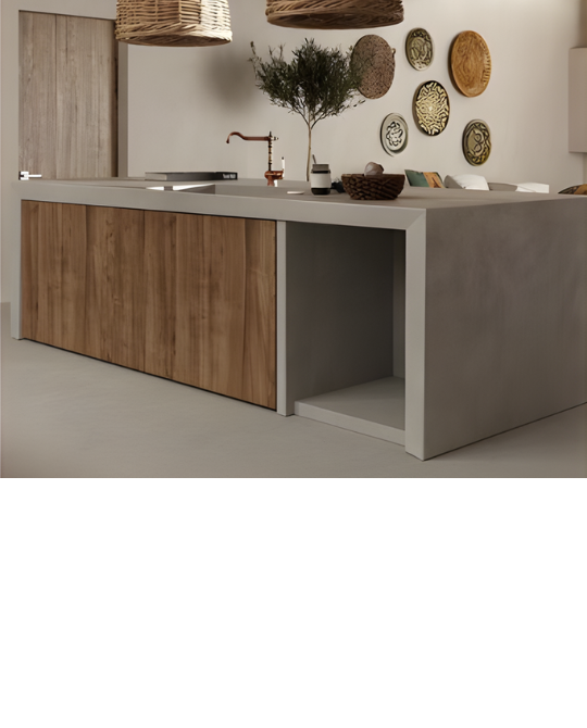 Béton ciré et autres matériaux : quelles sont les associations qui matchent en 2025 ?