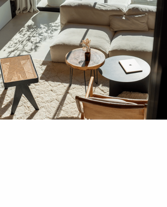 Béton ciré beige et blanc : nos inspirations déco