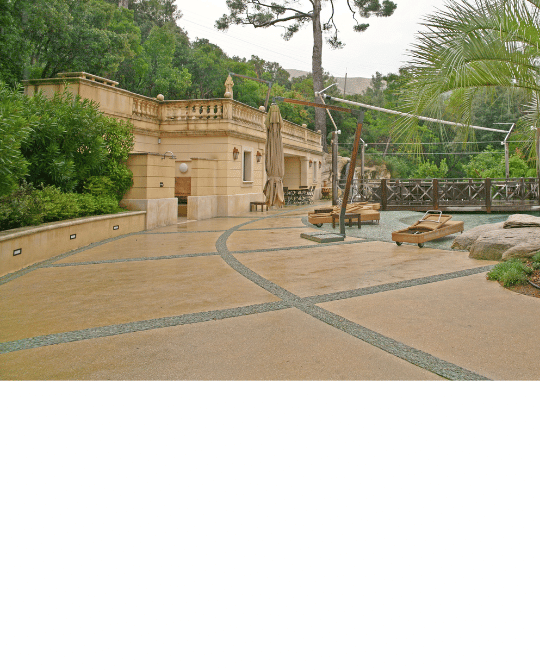 Comment créer une terrasse et une allée de jardin en béton désactivé ?